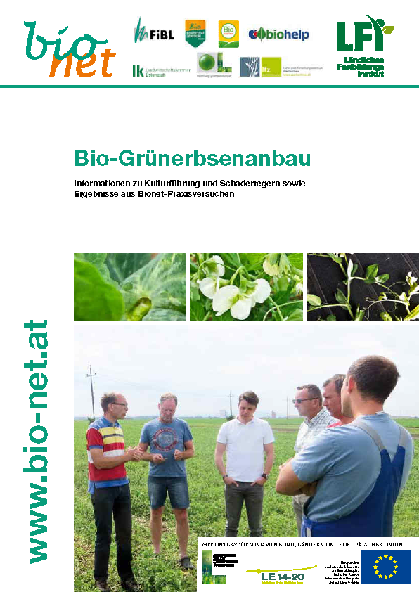 Cover Bio-Grünerbsenanbau