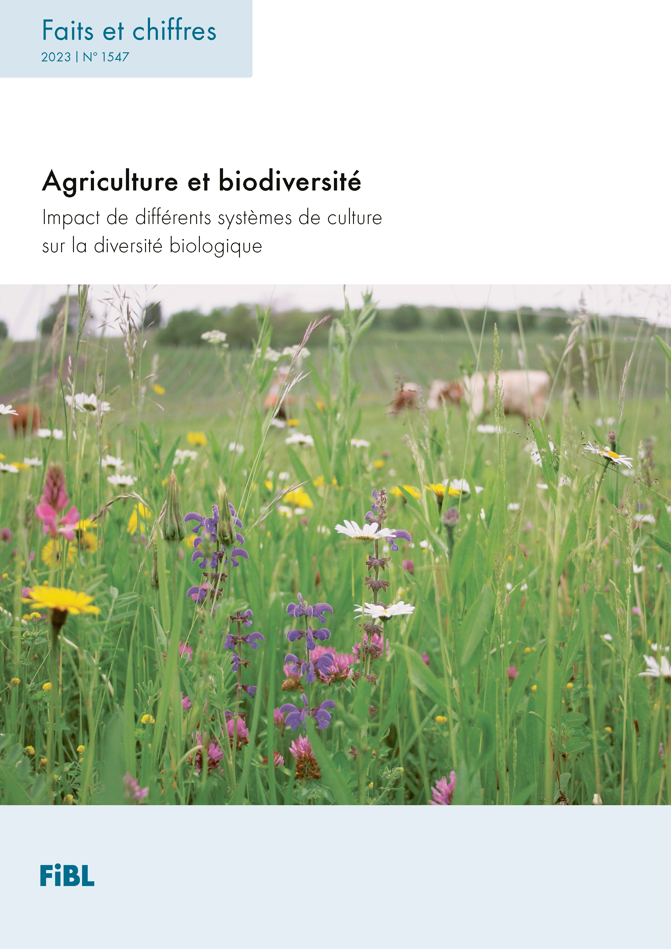 Cover: Agriculture biologique et biodiversité