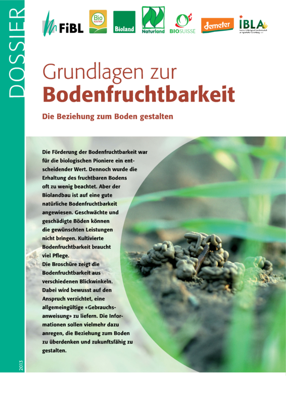 Cover: Grundlagen zur Bodenfruchtbarkeit