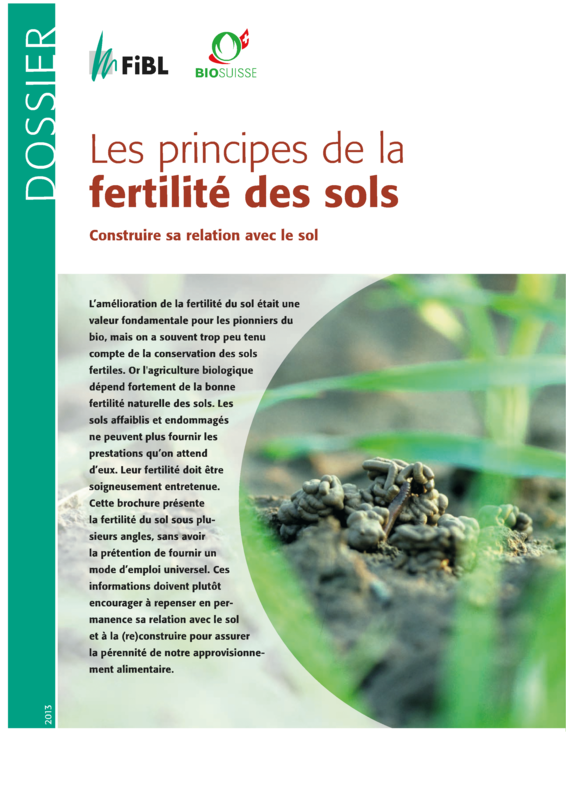 Cover: Les principes de la fertilité des sols