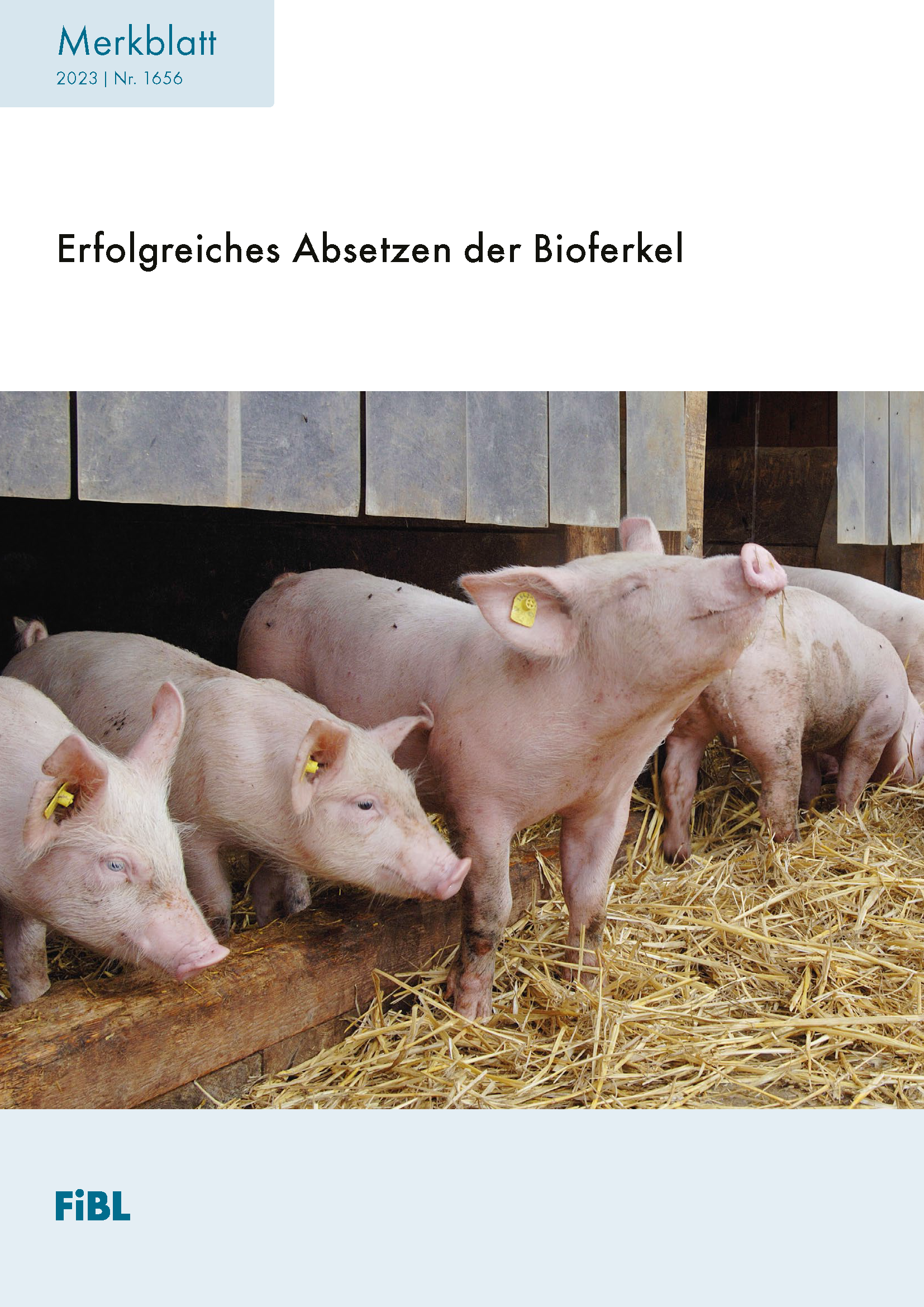 Erfolgreiches Absetzen der Bioferkel