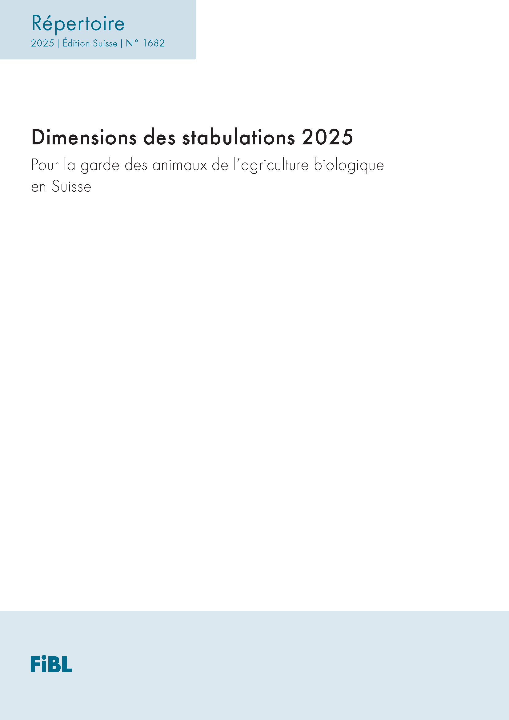 Dimensions des stabulations 2023