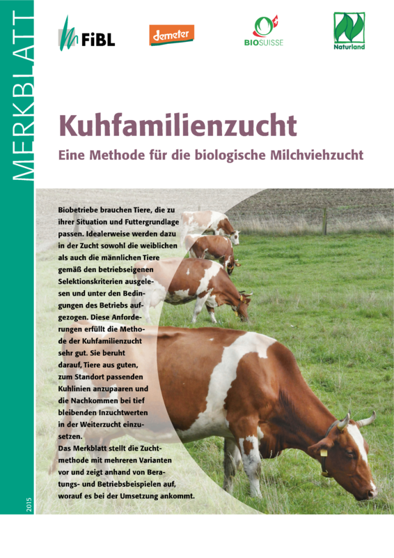 Cover: Kuhfamilienzucht