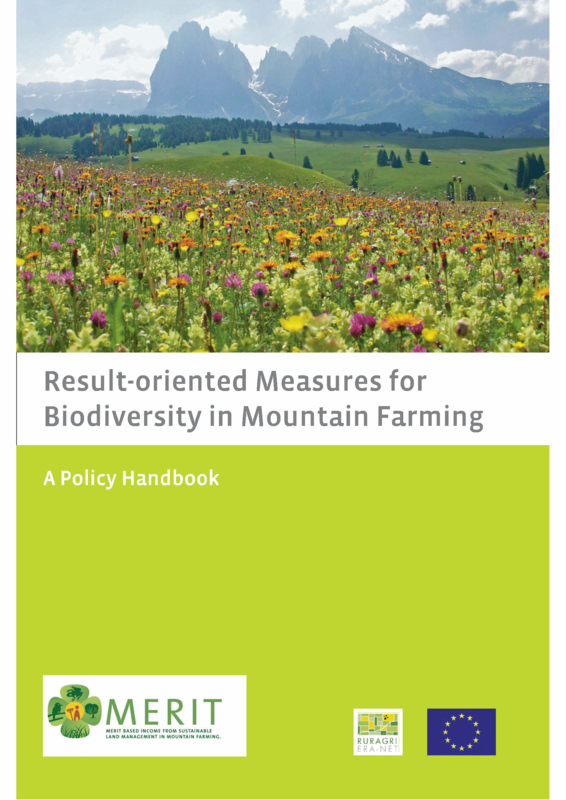Cover: Result-oriented Measures for Biodiversity in Mountain Farming