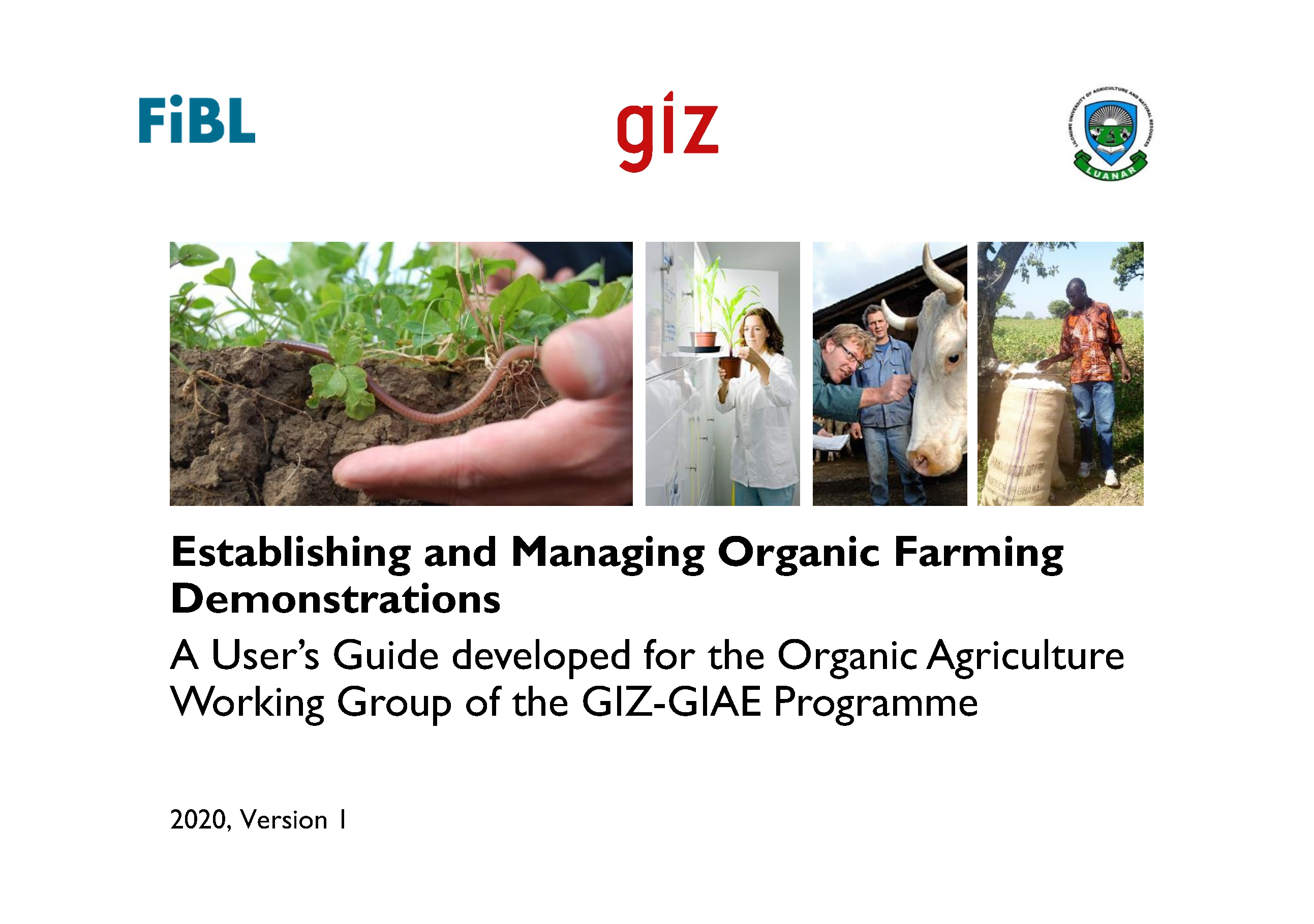 Cover: Establishing and Managing Organic Farming Demonstrations