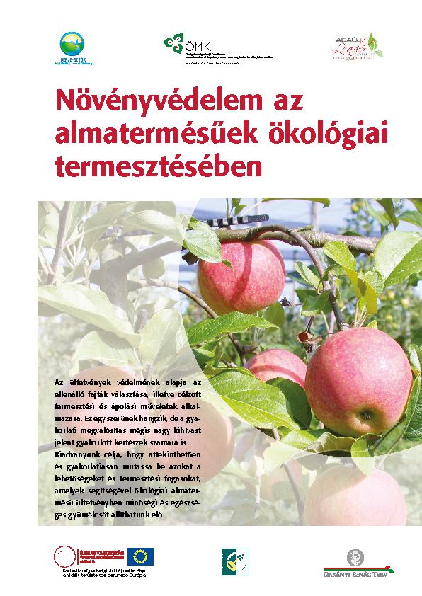 Cover: Novenyvedelem az almatermesűek okologiai termeszteseben