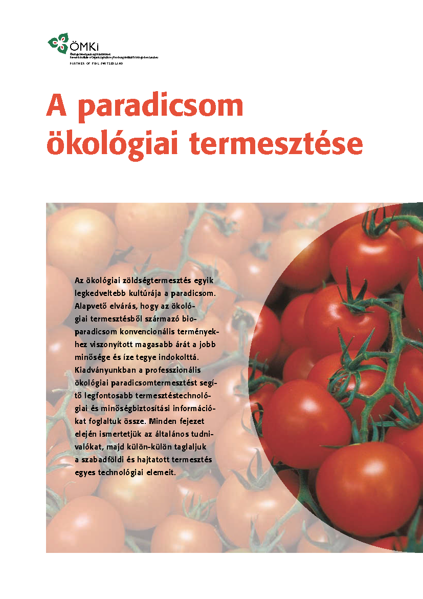 Cover: A paradicsom ökológiai termesztése