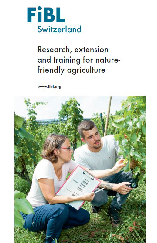 Cover: FiBL Switzerland – Research, extension and training for nature-friendly agriculture